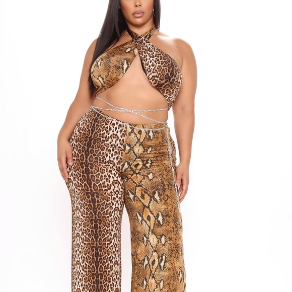 Animal print pant set - Picture 5 of 8